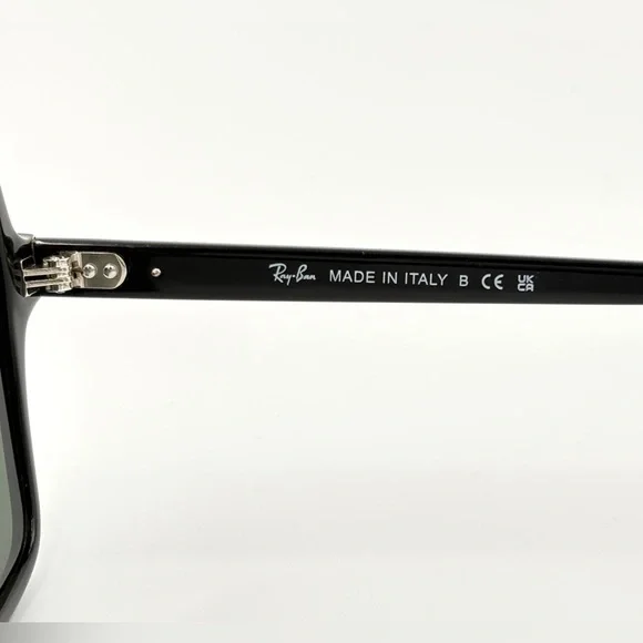 Ray-Ban Womens Black Rb1973 Sunglasses Square II 901/31 53-140 - Picture 12 of 14